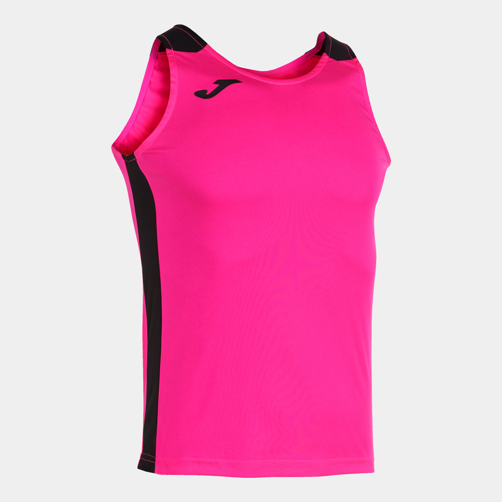 T-SHIRT RECORD II - ROSA FLUO-NERO - ROSA FLUO-NERO