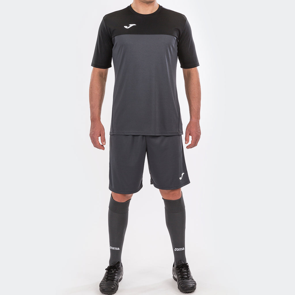 S/S T-SHIRT WINNER - ANTRACITE-NERO - ANTRACITE-NERO