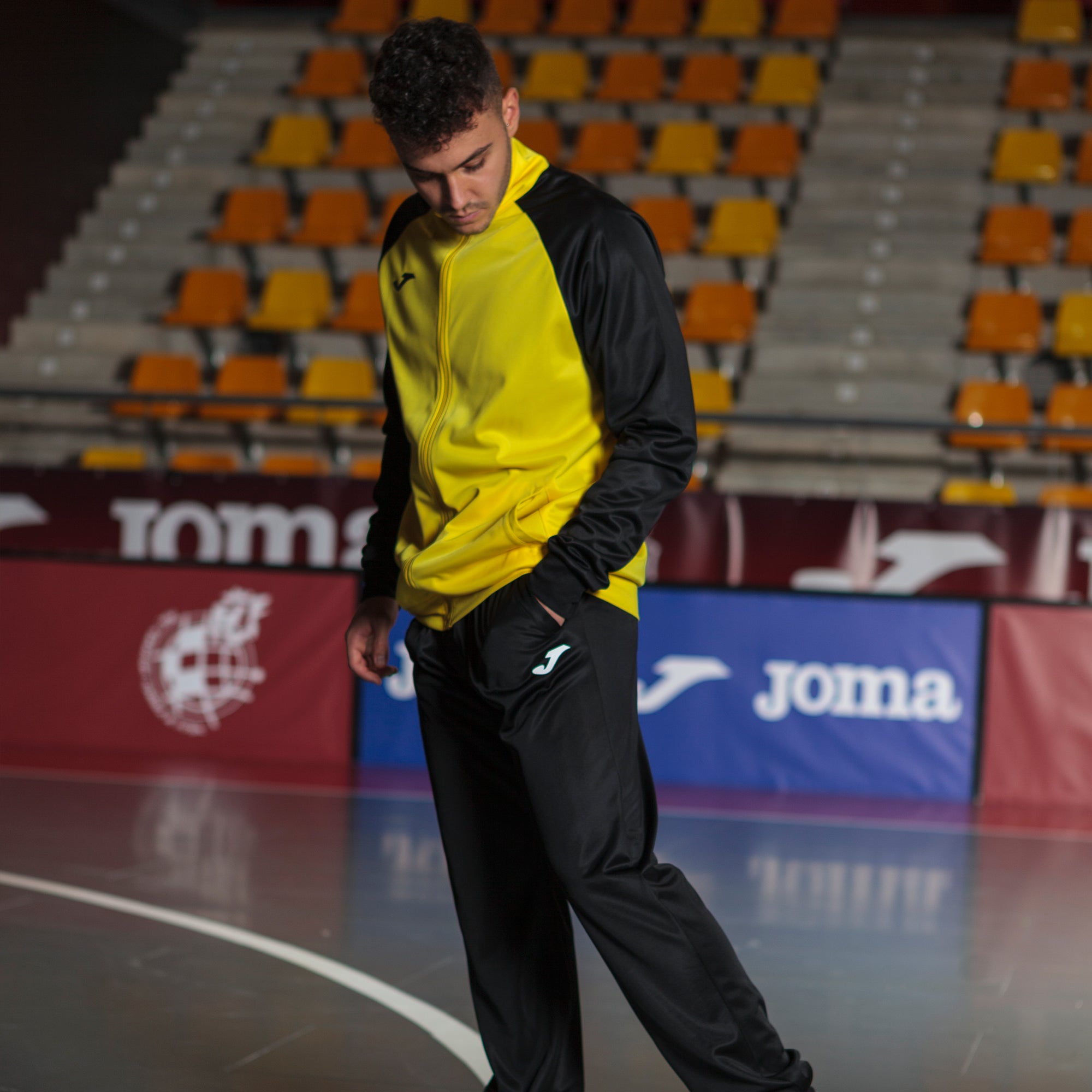 TRACKSUIT ACADEMY IV - GIALLO-NERO - GIALLO-NERO