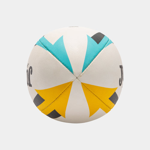 BALL J-MAX RUGBY SIZE 3 - BIANCO-GIALLO - BIANCO-GIALLO