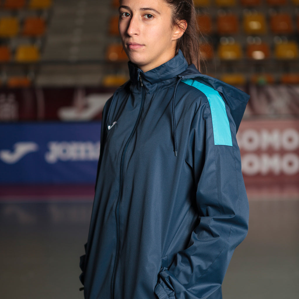 RAINJACKET TRIVOR - BLU NAVY-TURCHESE FLUO - BLU NAVY-TURCHESE FLUO