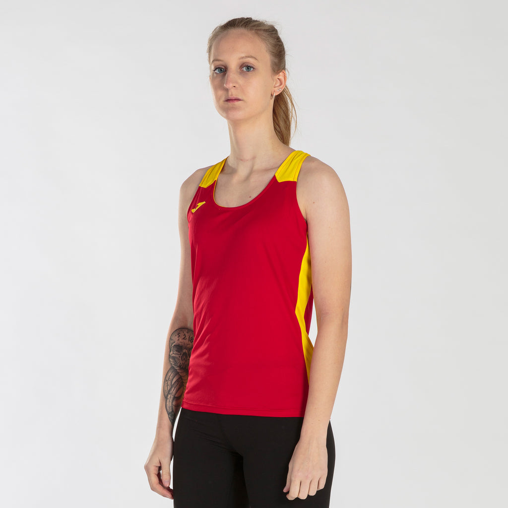 T-SHIRT RECORD II - ROSSO-GIALLO - ROSSO-GIALLO