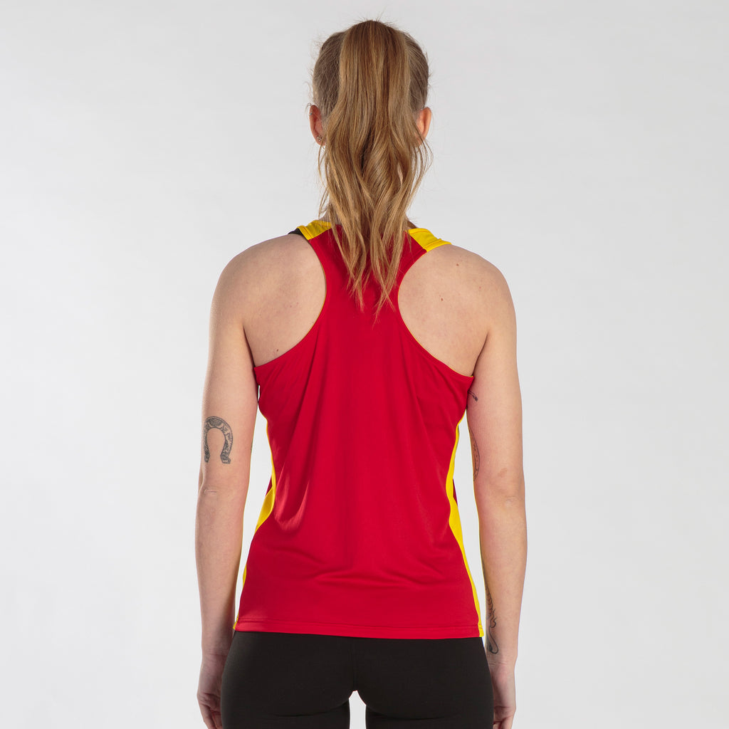 T-SHIRT RECORD II - ROSSO-GIALLO - ROSSO-GIALLO