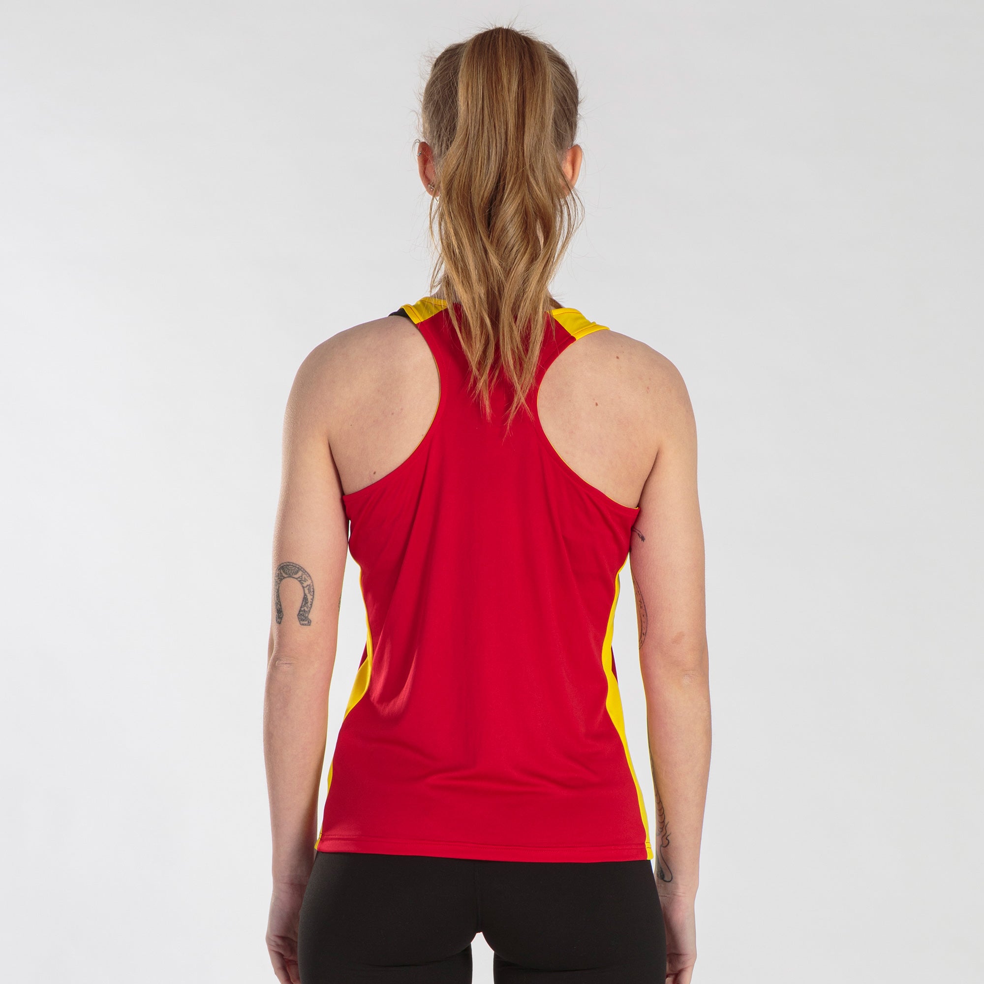 T-SHIRT RECORD II - ROSSO-GIALLO - ROSSO-GIALLO