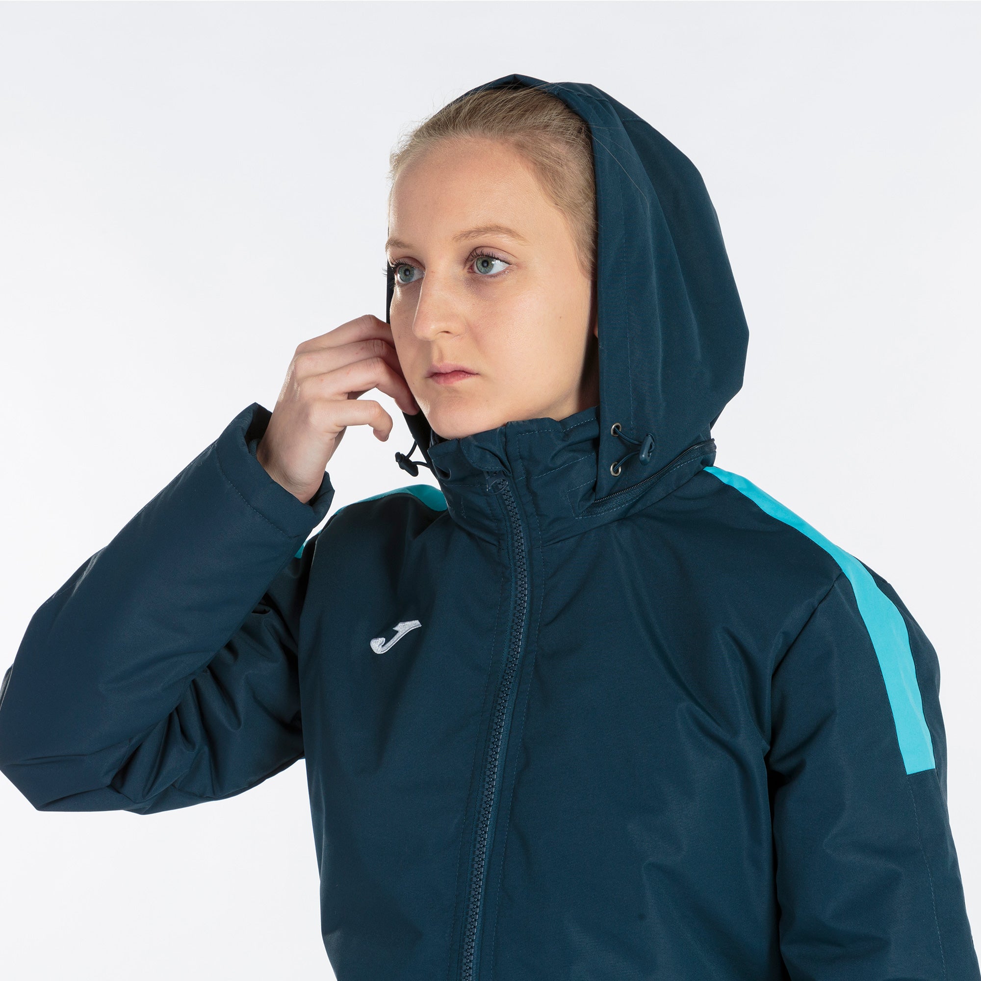 ANORAK TRIVOR - BLU NAVY-TURCHESE FLUO - BLU NAVY-TURCHESE FLUO