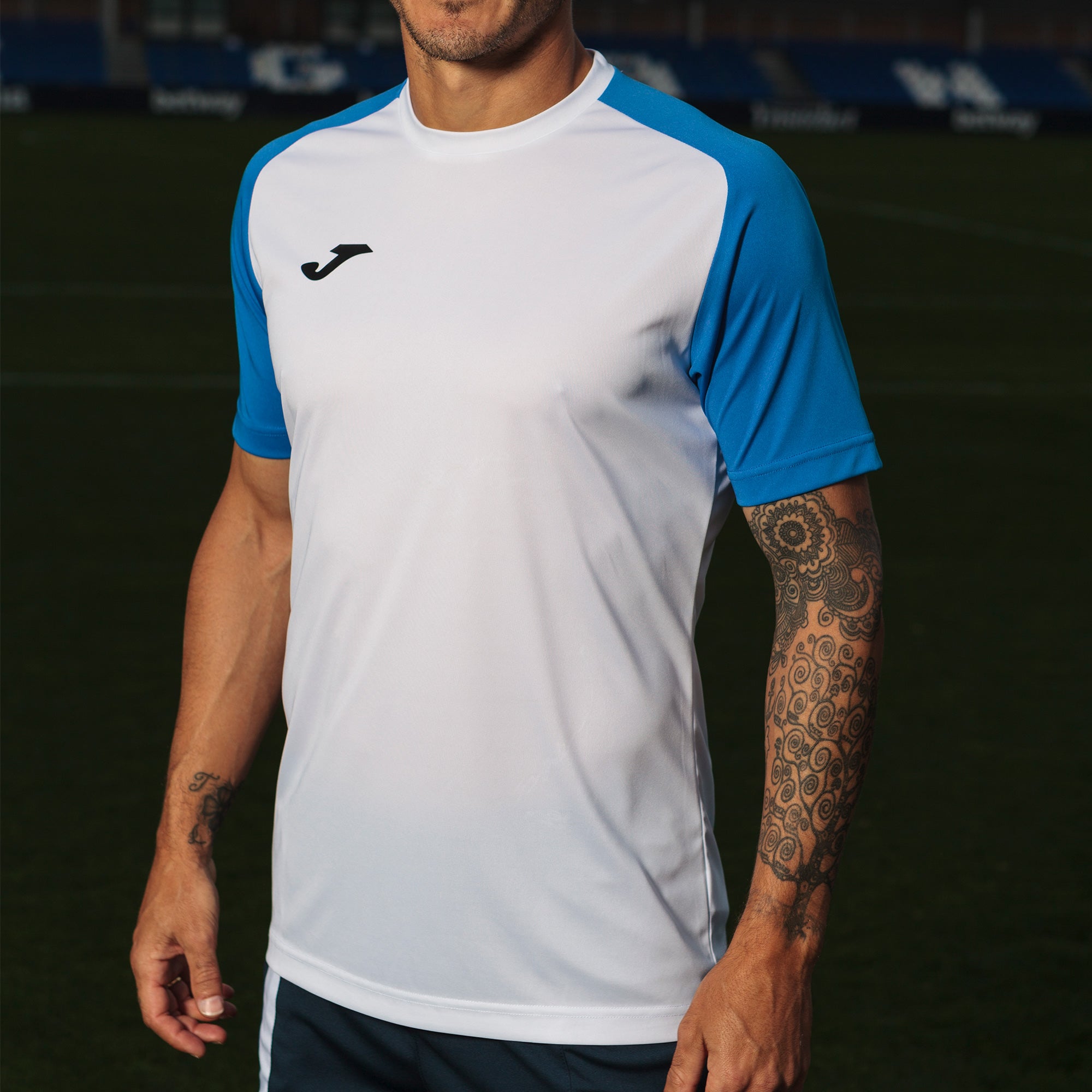 T-SHIRT ACADEMY IV - BIANCO-ROYAL - BIANCO-ROYAL