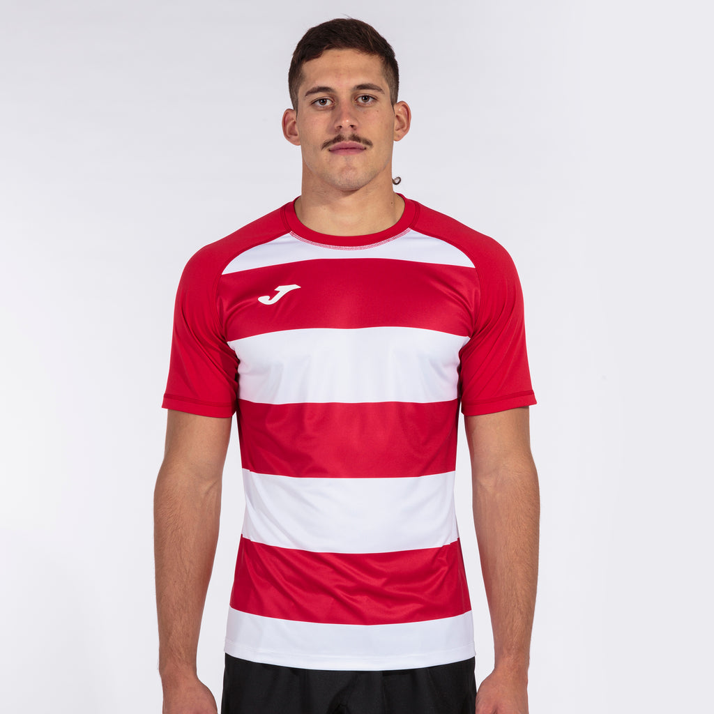 T-SHIRT PRORUGBY II - ROSSO-BIANCO - ROSSO-BIANCO