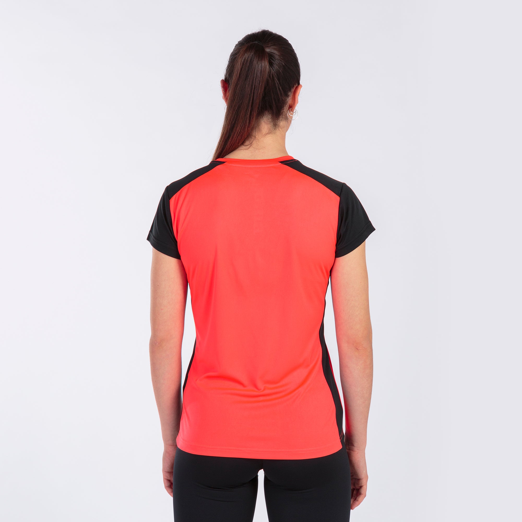 T-SHIRT RECORD II - CORALLO FLUO-NERO - CORALLO FLUO-NERO