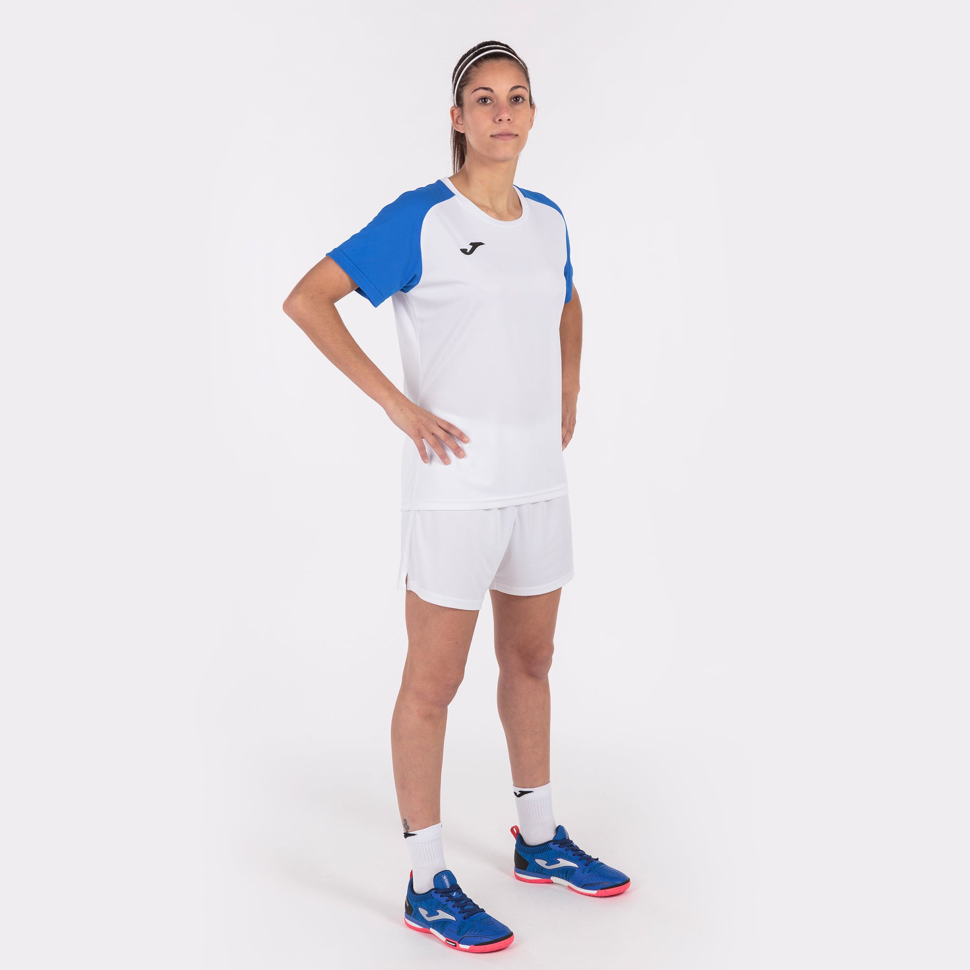 T-SHIRT ACADEMY IV - BIANCO-ROYAL - BIANCO-ROYAL