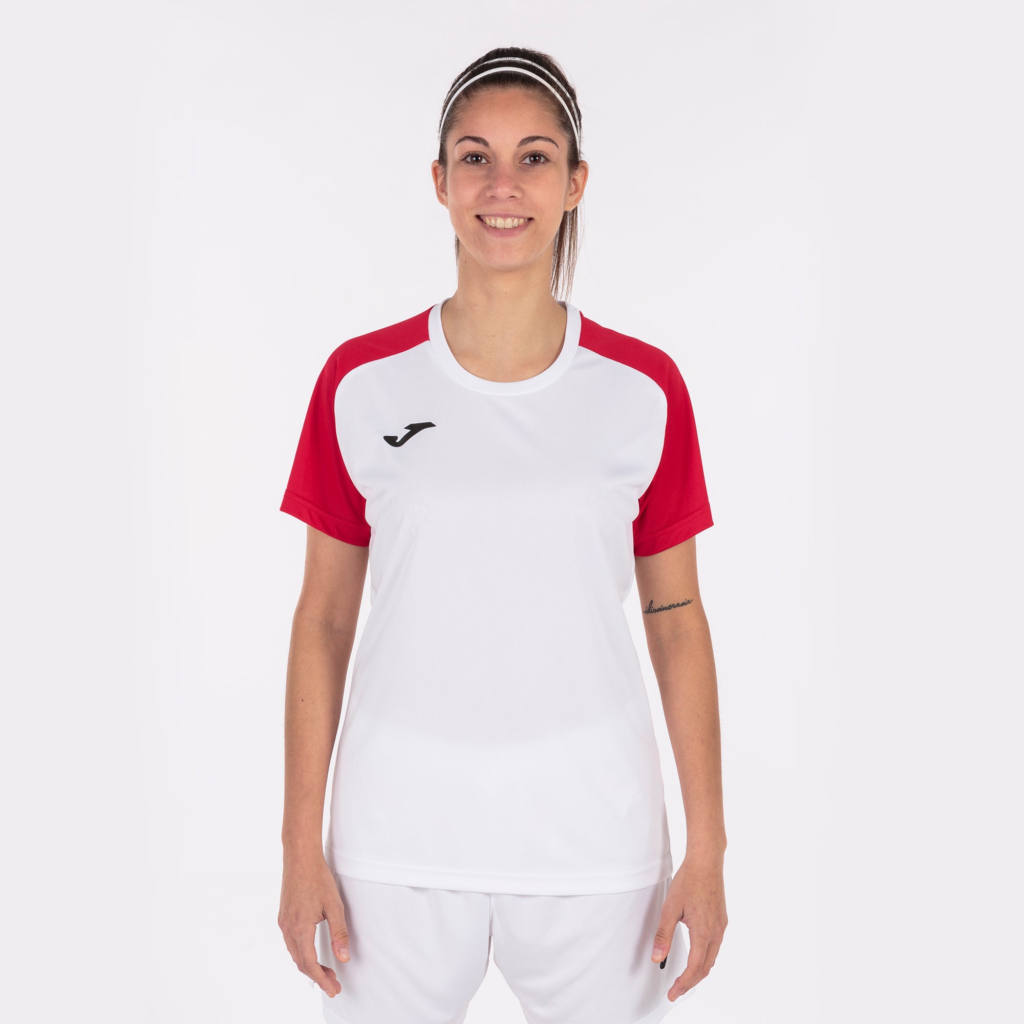 T-SHIRT ACADEMY IV - BIANCO-ROSSO - BIANCO-ROSSO