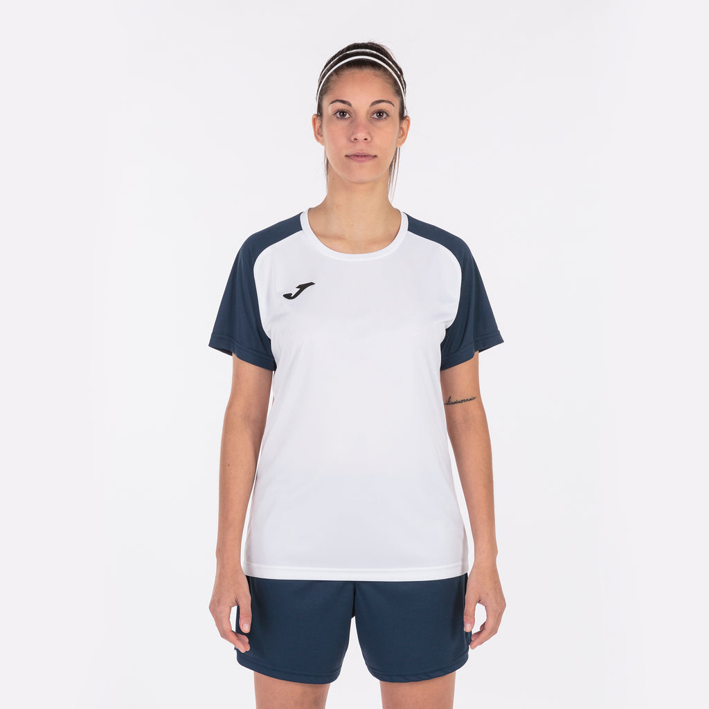 T-SHIRT ACADEMY IV - BIANCO-BLU NAVY - BIANCO-BLU NAVY