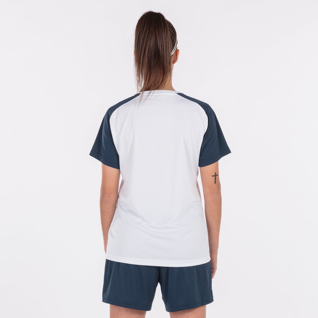 T-SHIRT ACADEMY IV - BIANCO-BLU NAVY - BIANCO-BLU NAVY