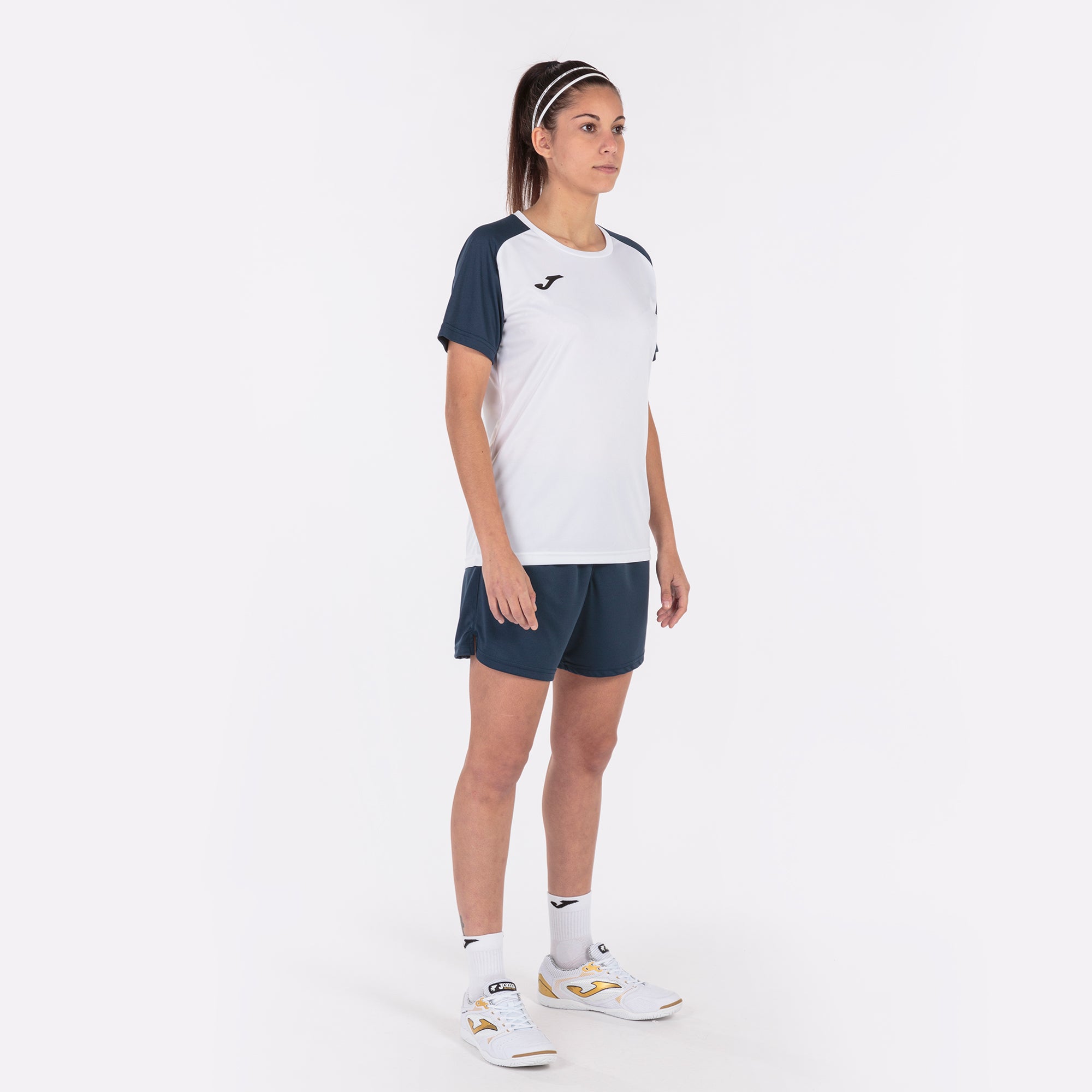 T-SHIRT ACADEMY IV - BIANCO-BLU NAVY - BIANCO-BLU NAVY