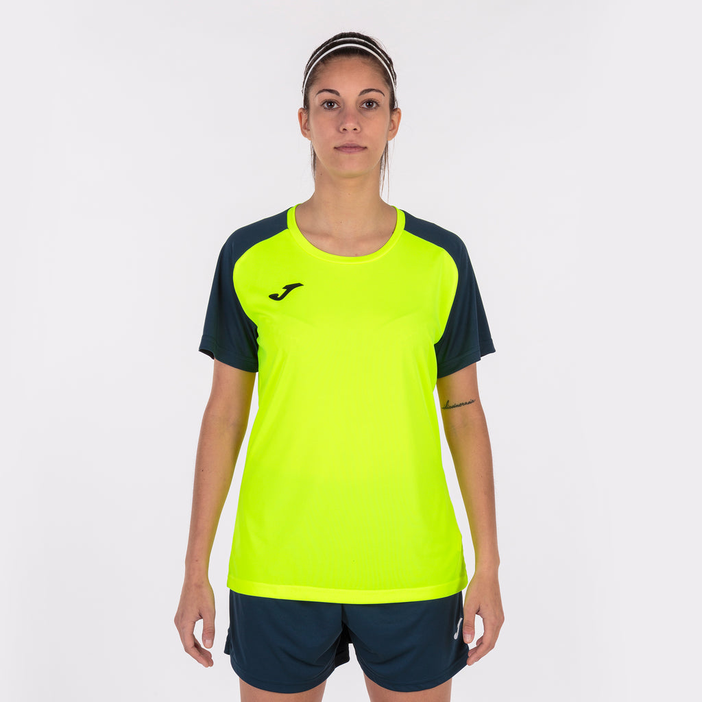 T-SHIRT ACADEMY IV - GIALLO FLUO-BLU NAVY - GIALLO FLUO-BLU NAVY