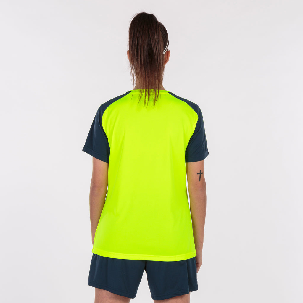 T-SHIRT ACADEMY IV - GIALLO FLUO-BLU NAVY - GIALLO FLUO-BLU NAVY