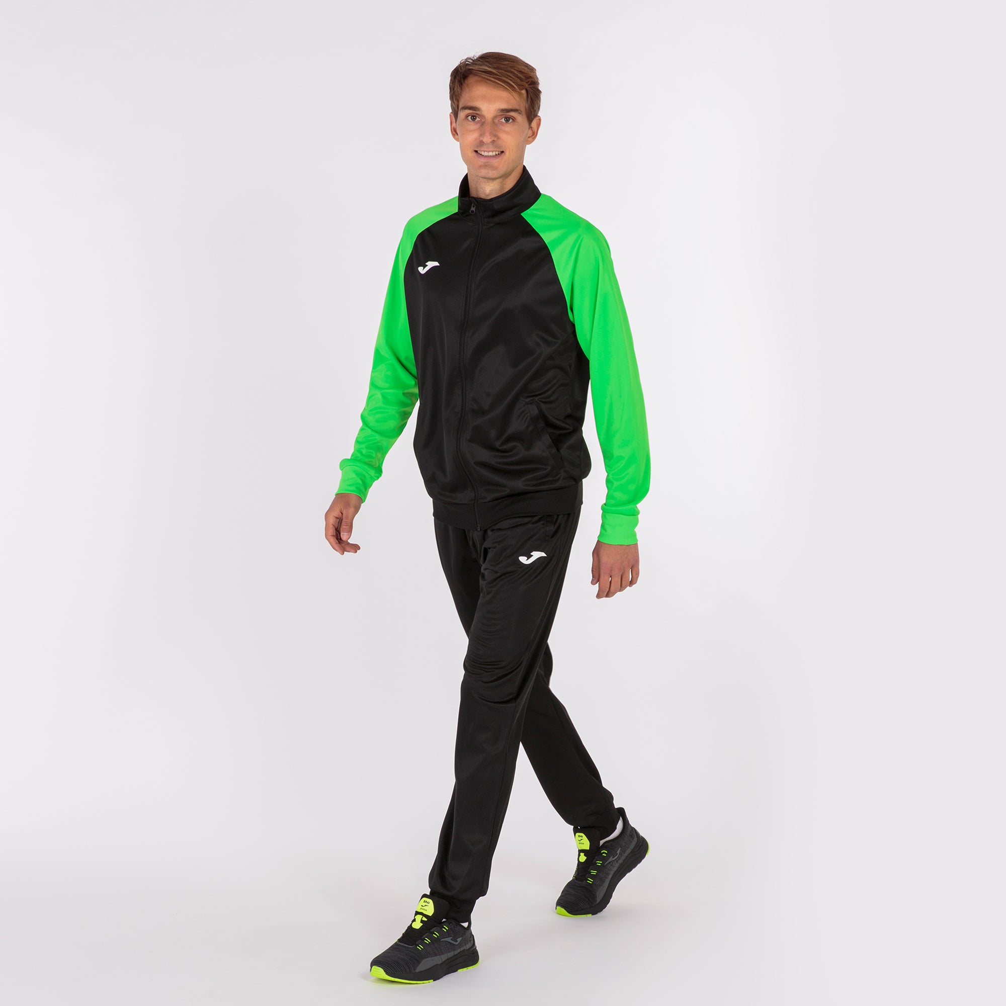TRACKSUIT ACADEMY IV - NERO-VERDE FLUO - NERO-VERDE FLUO