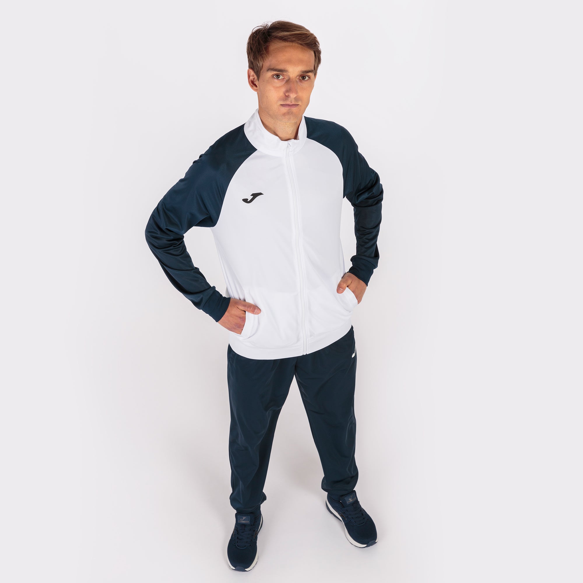 TRACKSUIT ACADEMY IV - BIANCO-BLU NAVY - BIANCO-BLU NAVY