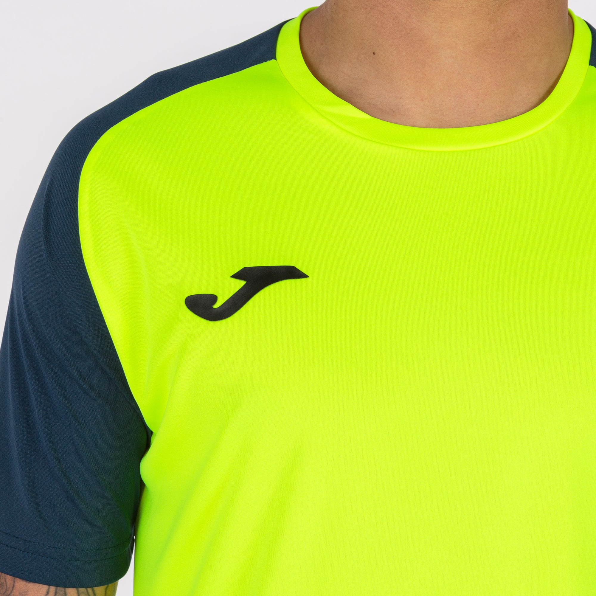 T-SHIRT ACADEMY IV - GIALLO FLUO-BLU NAVY - GIALLO FLUO-BLU NAVY