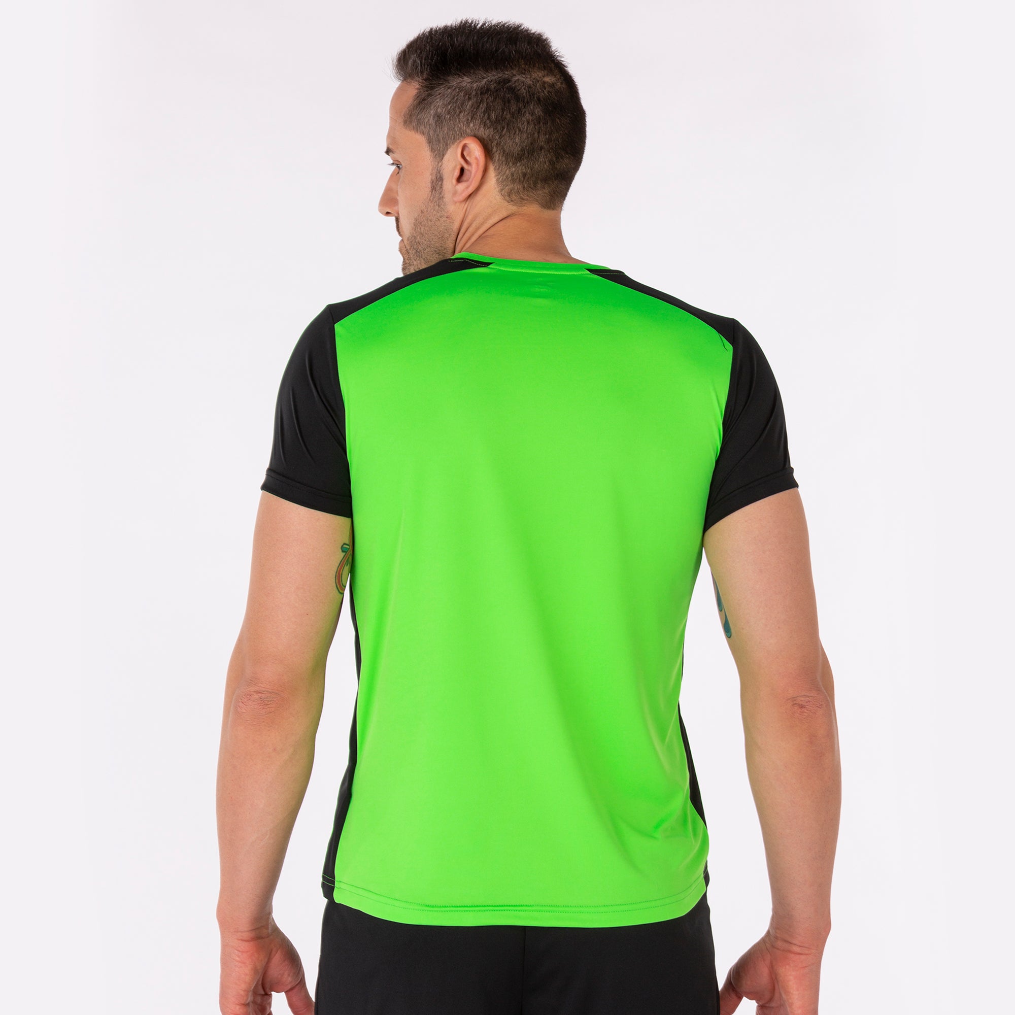 T-SHIRT RECORD II - VERDE FLUO-NERO - VERDE FLUO-NERO