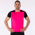 T-SHIRT RECORD II - ROSA FLUO-NERO - ROSA FLUO-NERO
