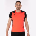T-SHIRT RECORD II - CORALLO FLUO-NERO - CORALLO FLUO-NERO