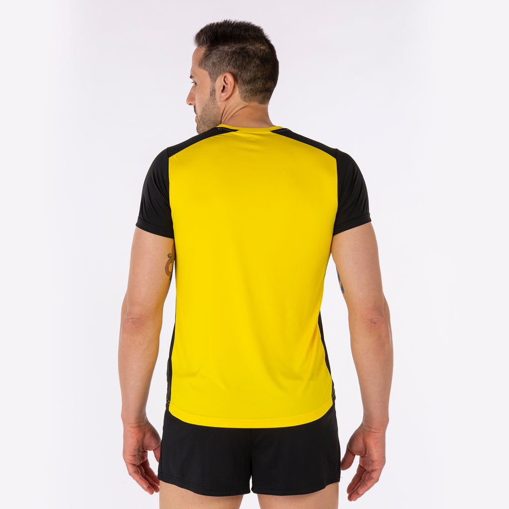 T-SHIRT RECORD II - GIALLO-NERO - GIALLO-NERO