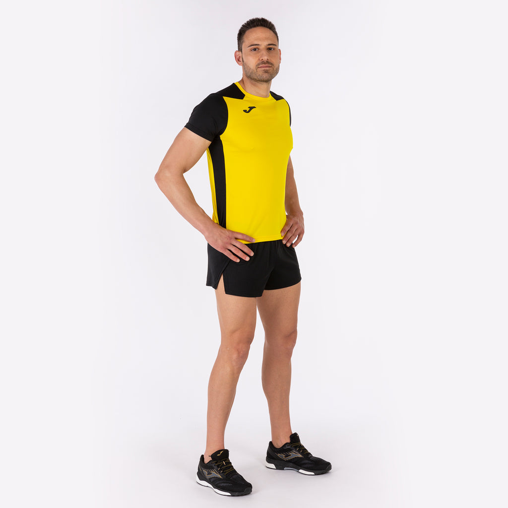 T-SHIRT RECORD II - GIALLO-NERO - GIALLO-NERO