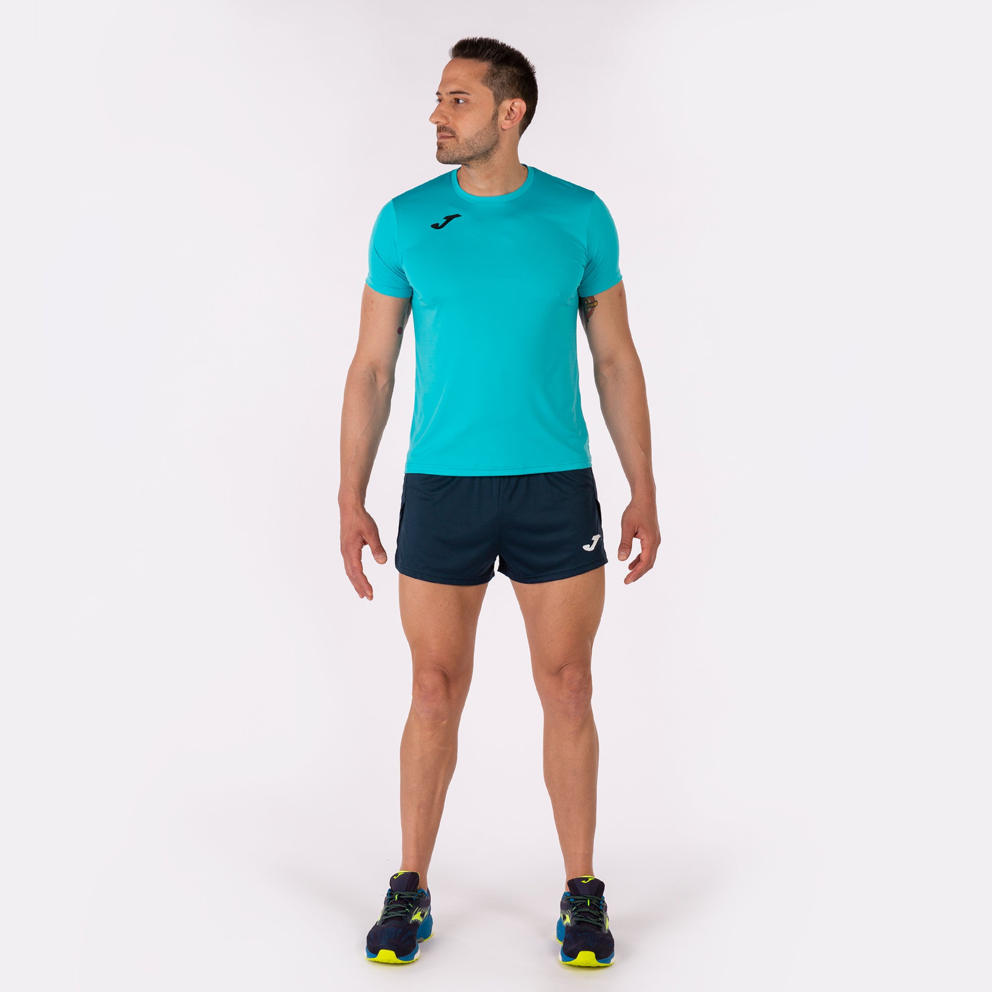 S/S T-SHIRT RECORD II - TURCHESE FLUO - TURCHESE FLUO