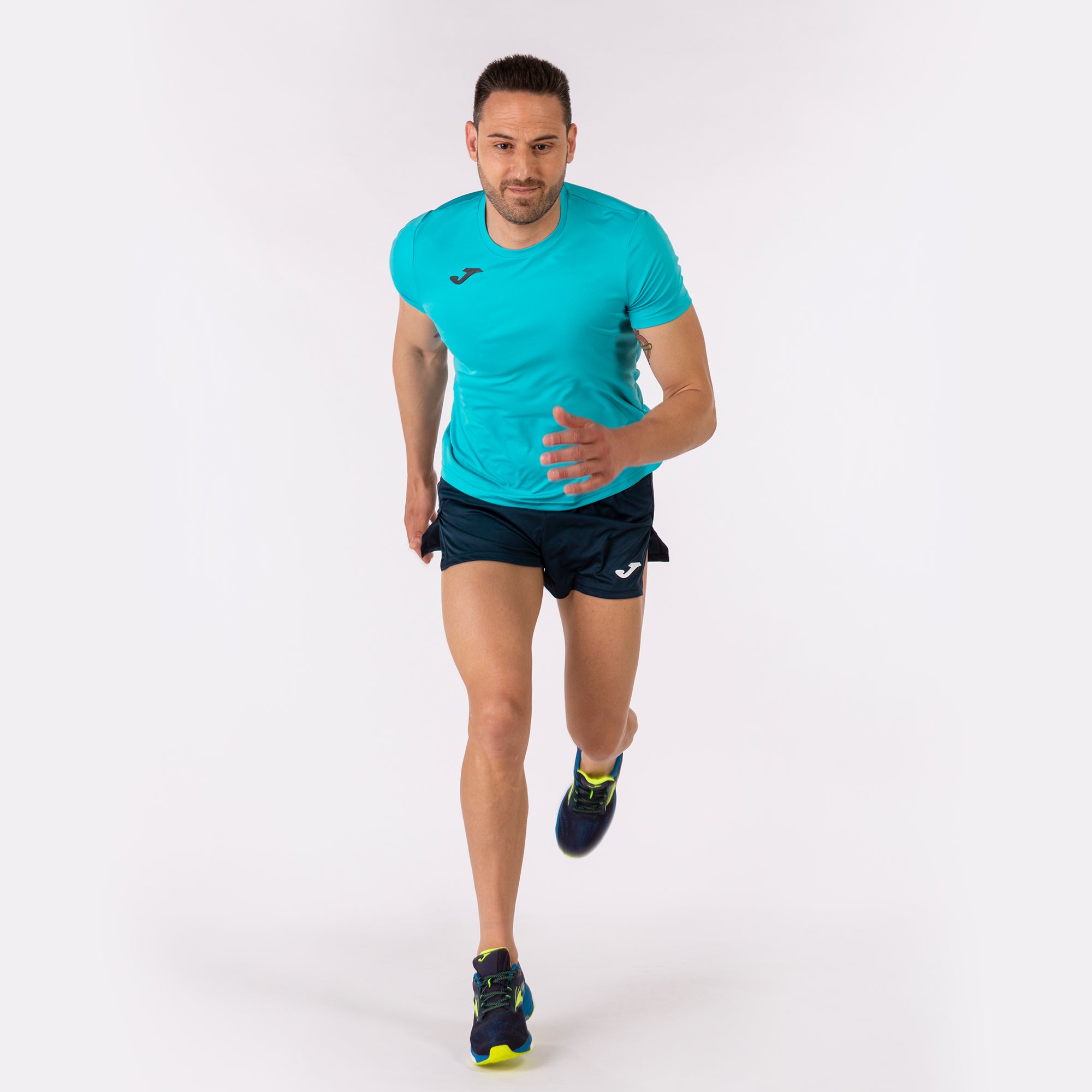 S/S T-SHIRT RECORD II - TURCHESE FLUO - TURCHESE FLUO