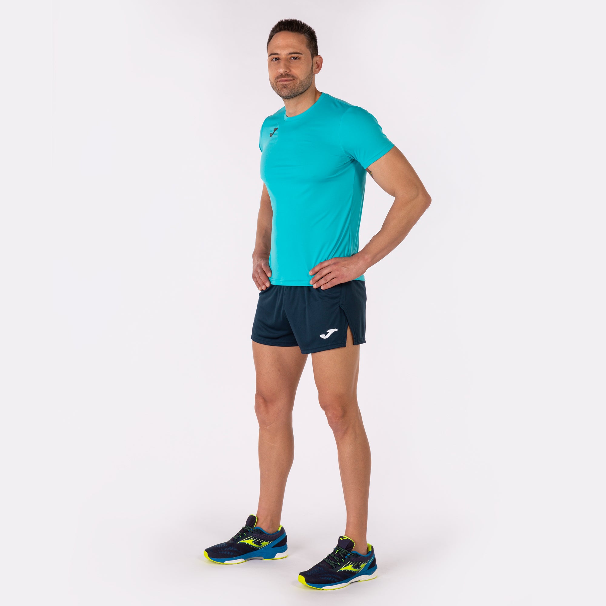 S/S T-SHIRT RECORD II - TURCHESE FLUO - TURCHESE FLUO