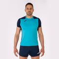 T-SHIRT RECORD II - TURCHESE FLUO-BLU NAVY - TURCHESE FLUO-BLU NAVY