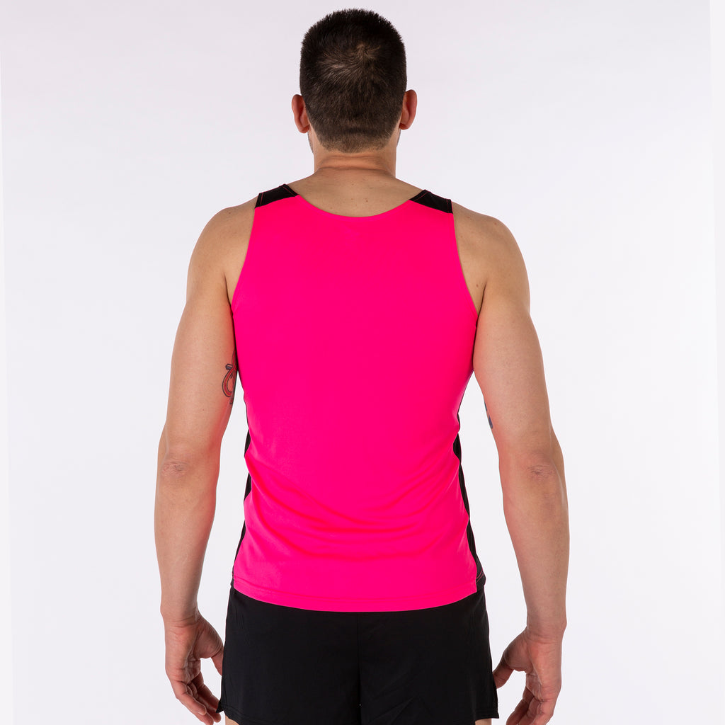 T-SHIRT RECORD II - ROSA FLUO-NERO - ROSA FLUO-NERO
