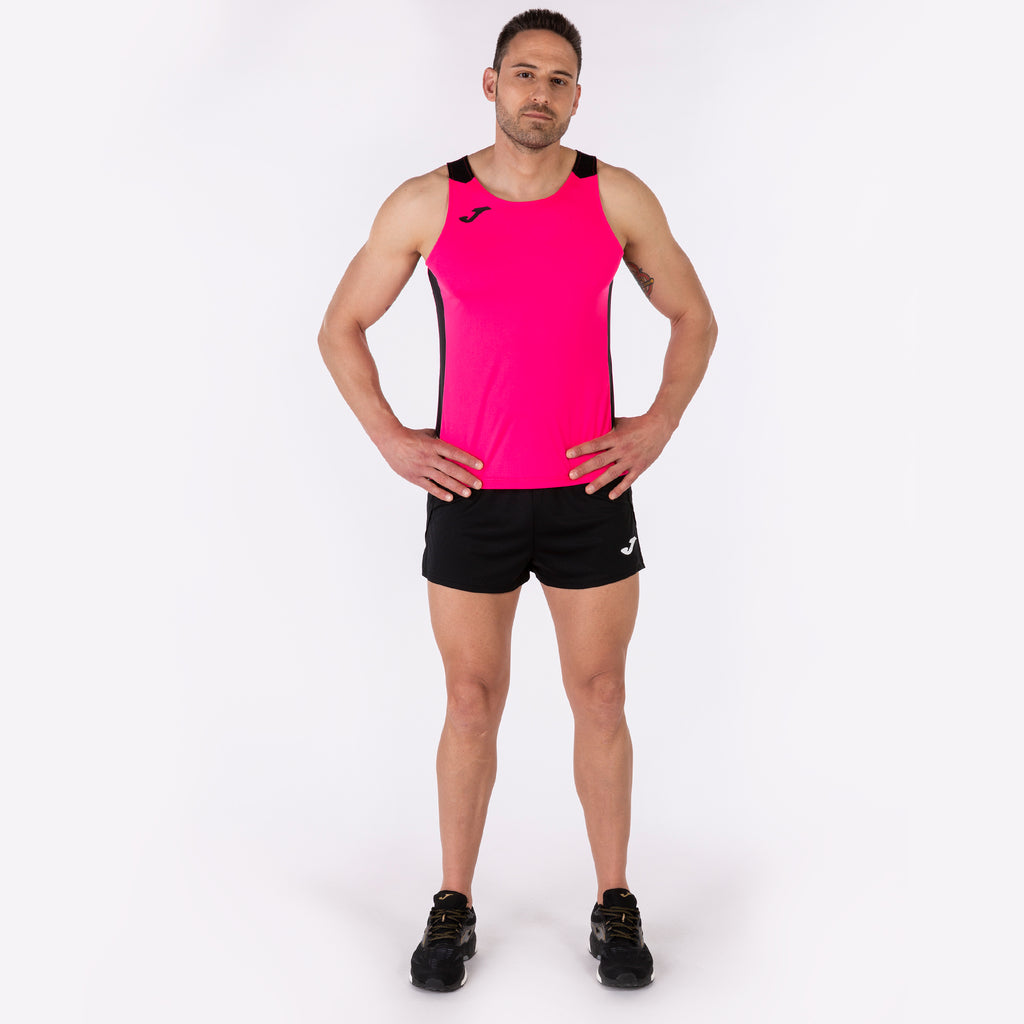 T-SHIRT RECORD II - ROSA FLUO-NERO - ROSA FLUO-NERO