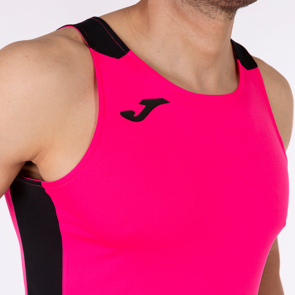 T-SHIRT RECORD II - ROSA FLUO-NERO - ROSA FLUO-NERO