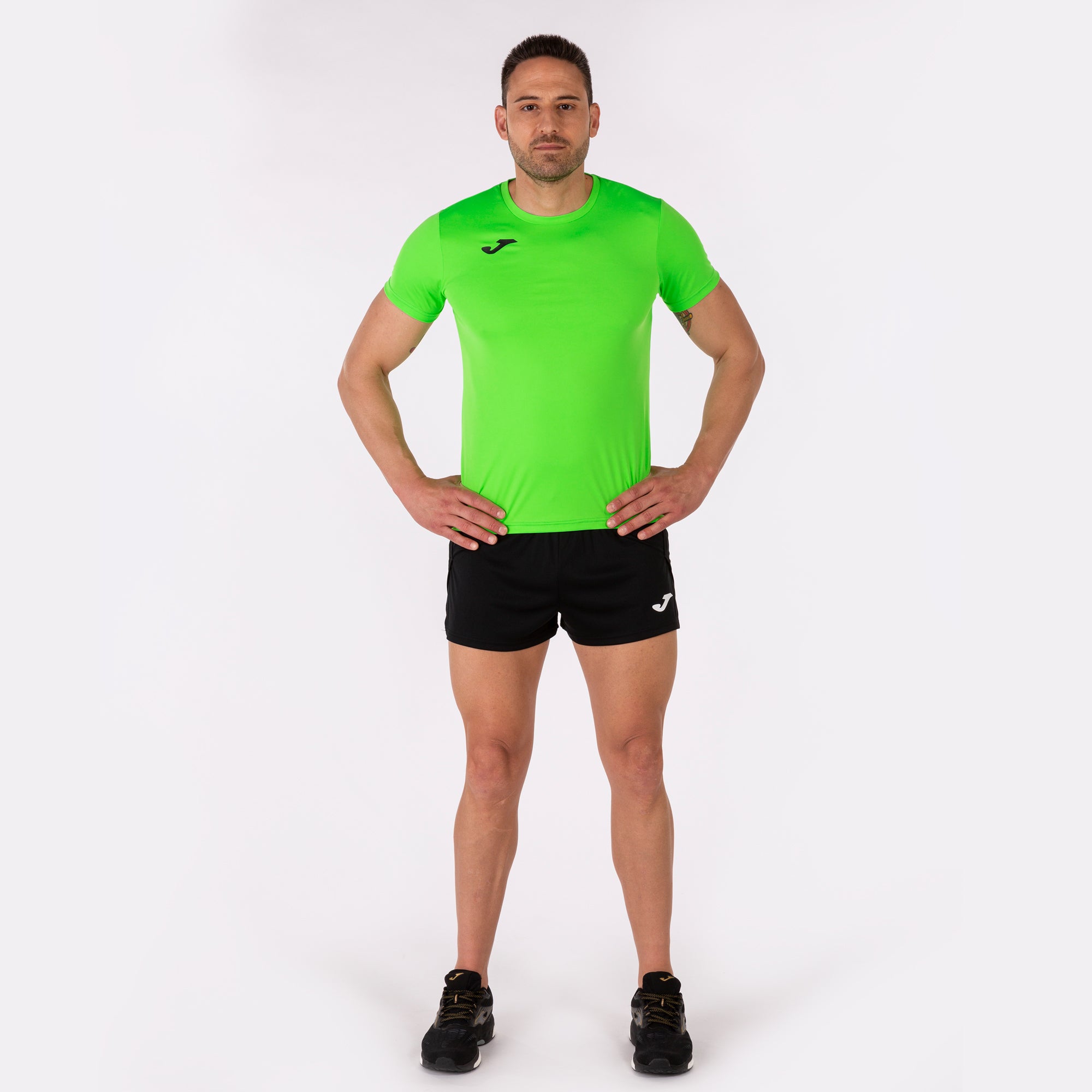 S/S T-SHIRT RECORD II - VERDE FLUO - VERDE FLUO