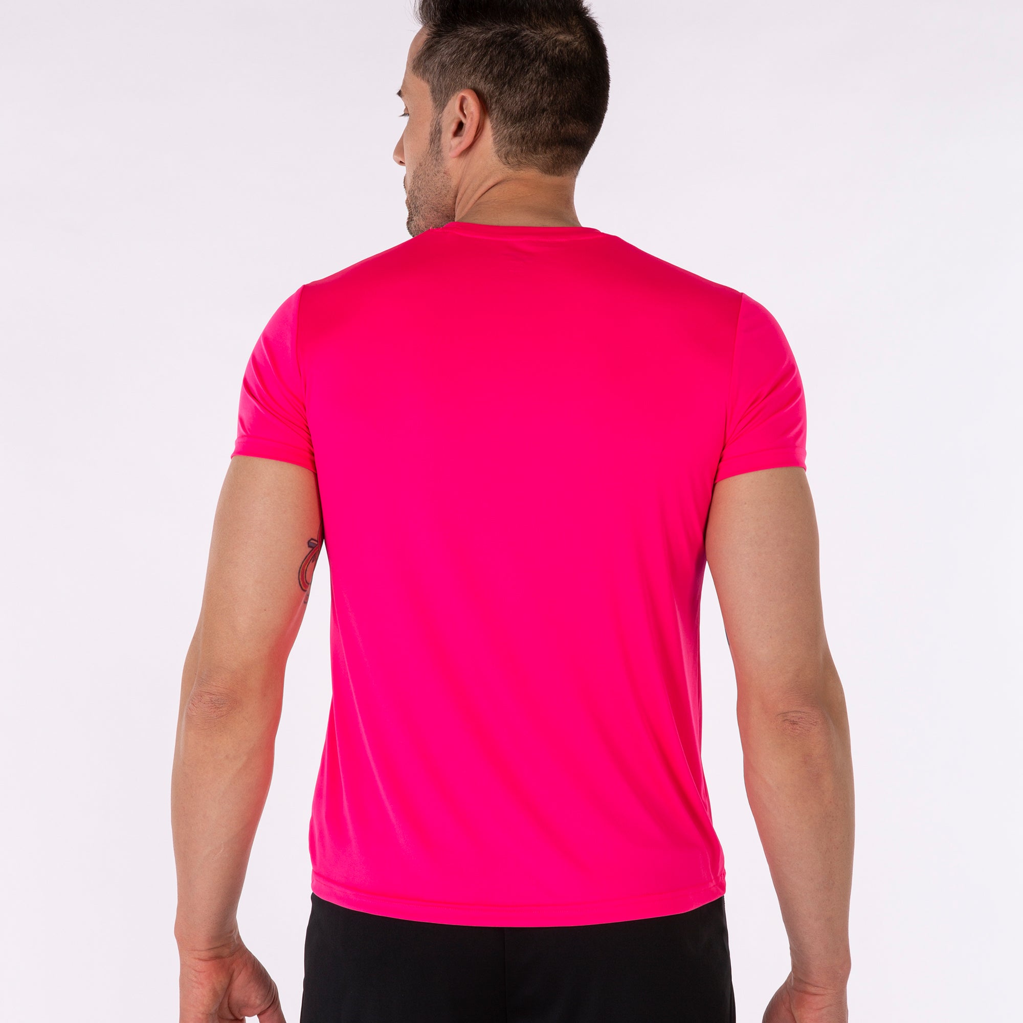 S/S T-SHIRT RECORD II - ROSA FLUO - ROSA FLUO