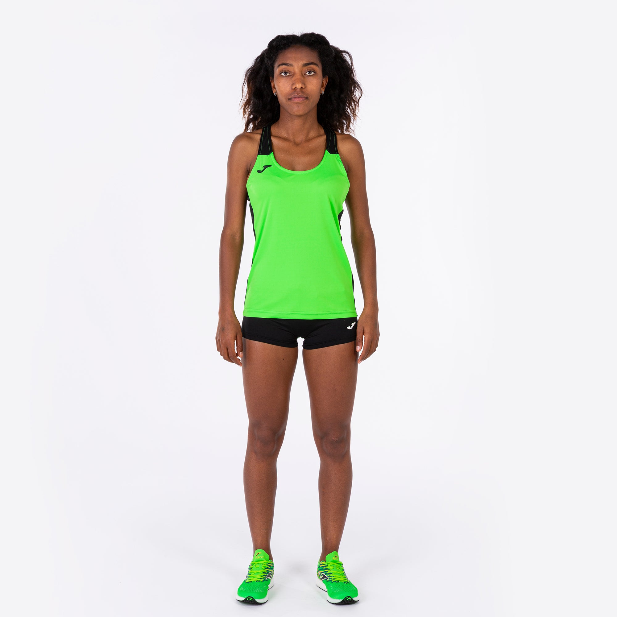 T-SHIRT RECORD II - VERDE FLUO-NERO - VERDE FLUO-NERO