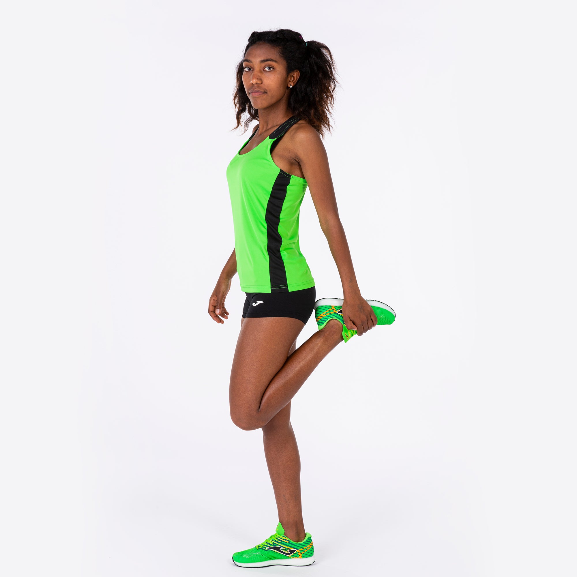 T-SHIRT RECORD II - VERDE FLUO-NERO - VERDE FLUO-NERO