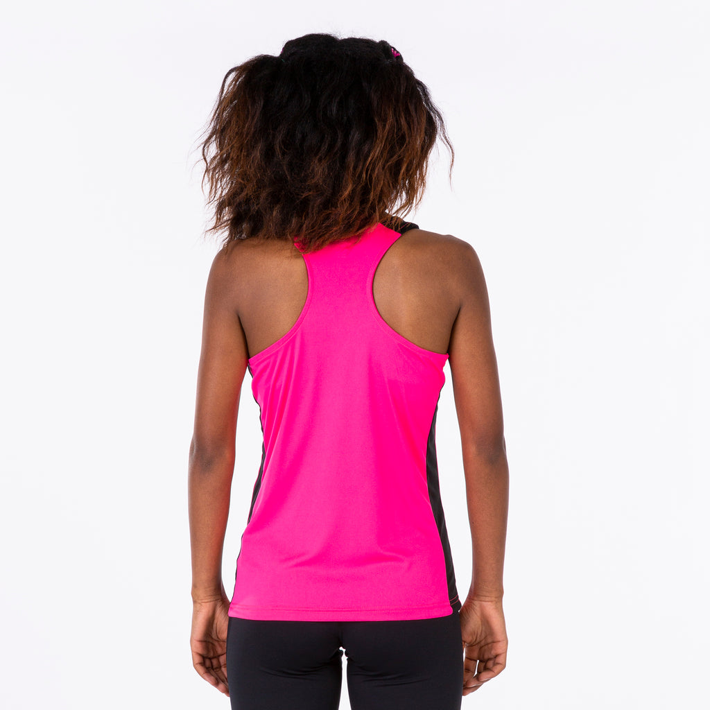 T-SHIRT RECORD II - ROSA FLUO-NERO - ROSA FLUO-NERO