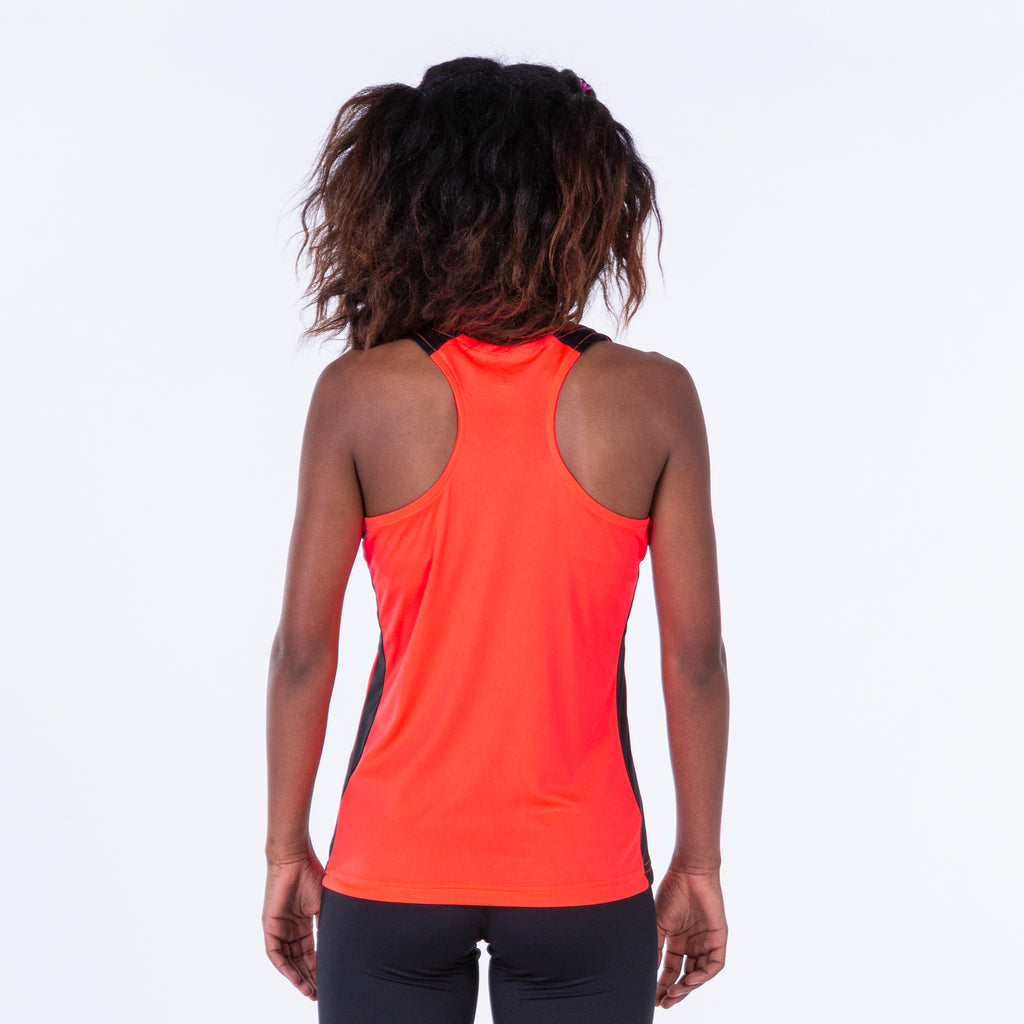 T-SHIRT RECORD II - CORALLO FLUO-NERO - CORALLO FLUO-NERO