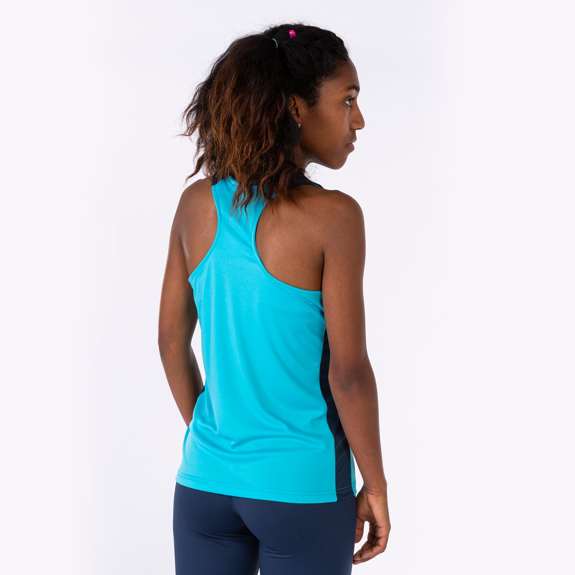 T-SHIRT RECORD II - TURCHESE FLUO-BLU NAVY - TURCHESE FLUO-BLU NAVY