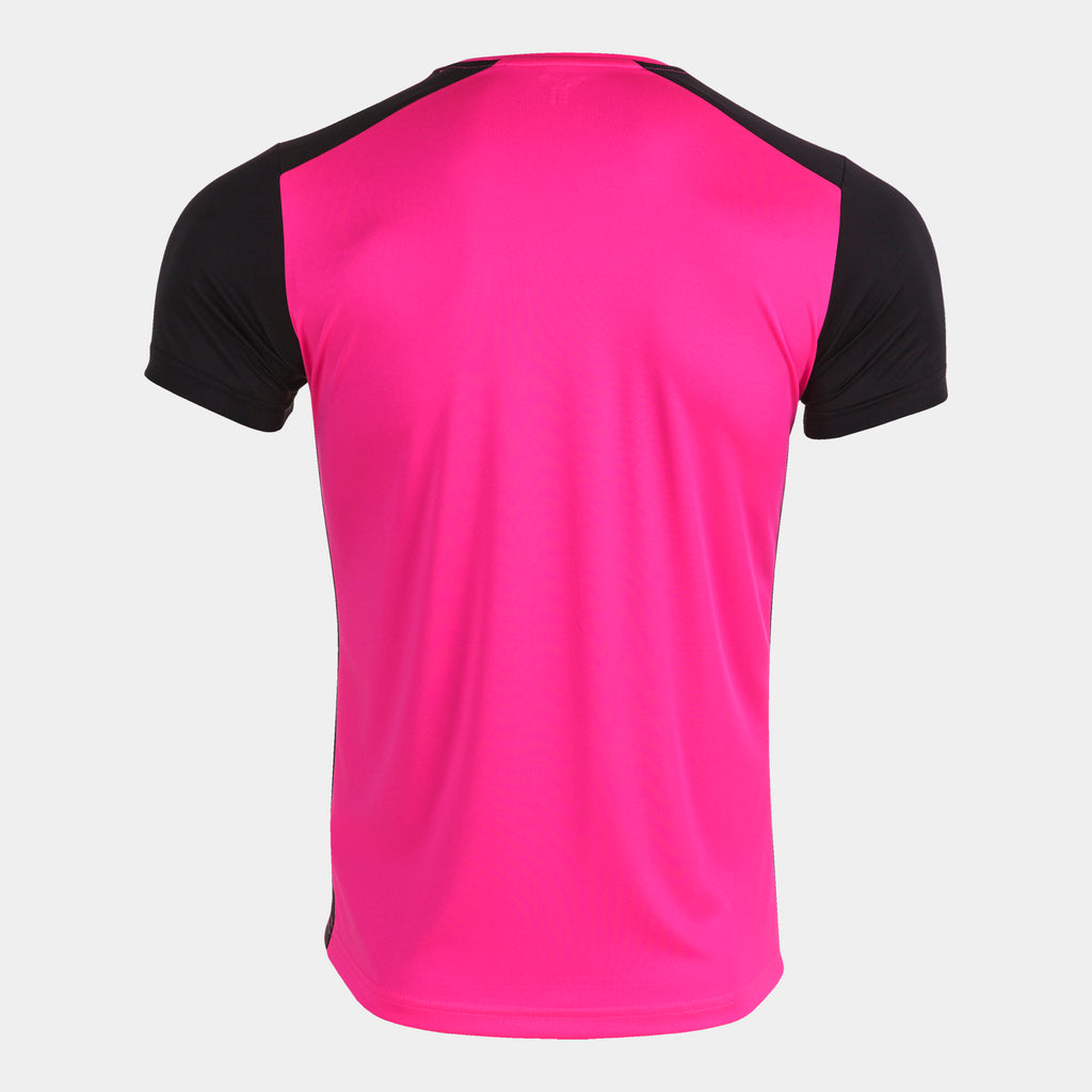 T-SHIRT RECORD II - ROSA FLUO-NERO - ROSA FLUO-NERO