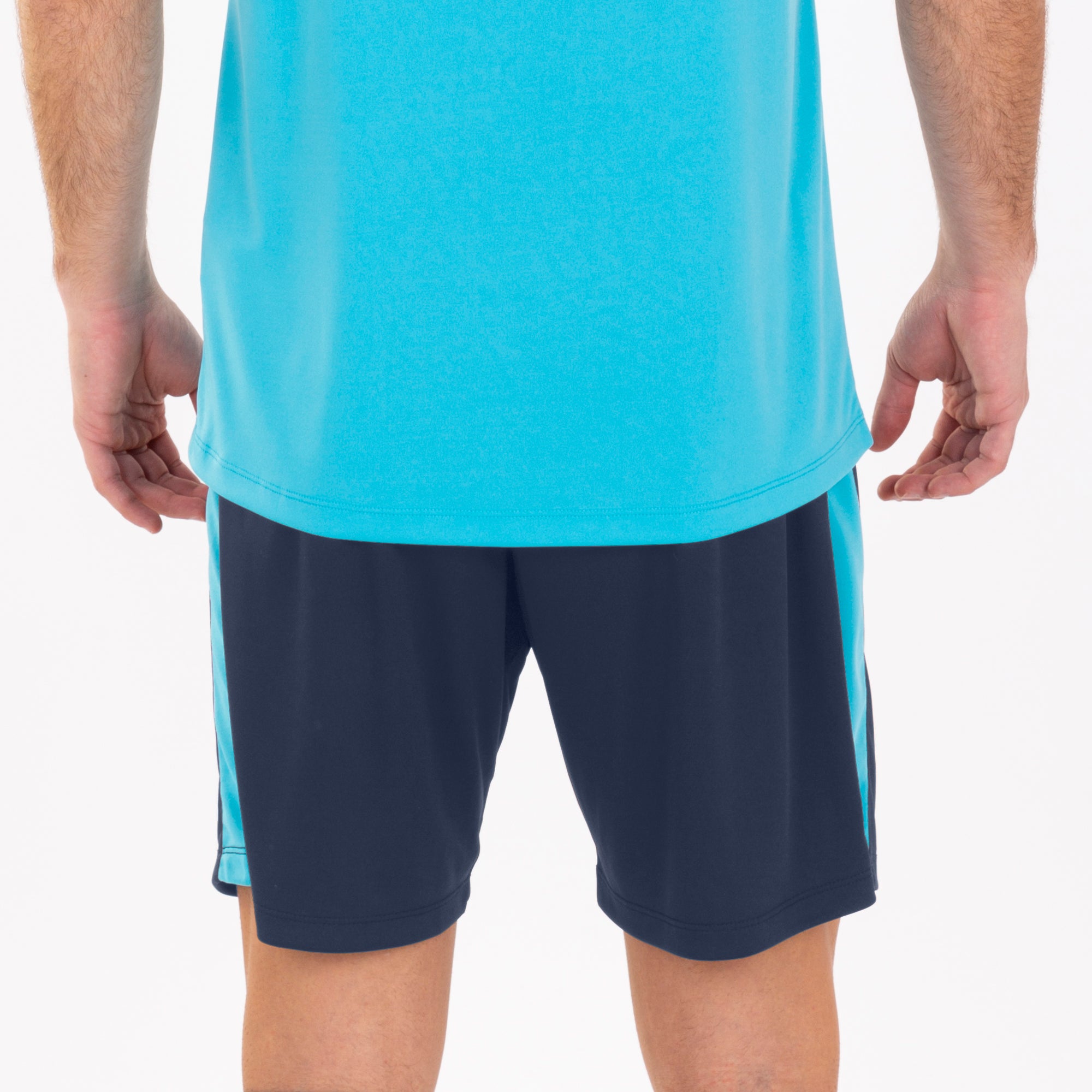 ACADEMY SHORTS - BLU NAVY-TURCHESE FLUO - BLU NAVY-TURCHESE FLUO