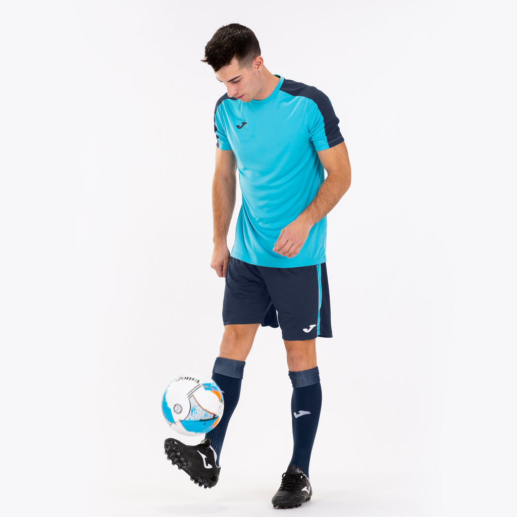 ACADEMY SHORTS - BLU NAVY-TURCHESE FLUO - BLU NAVY-TURCHESE FLUO