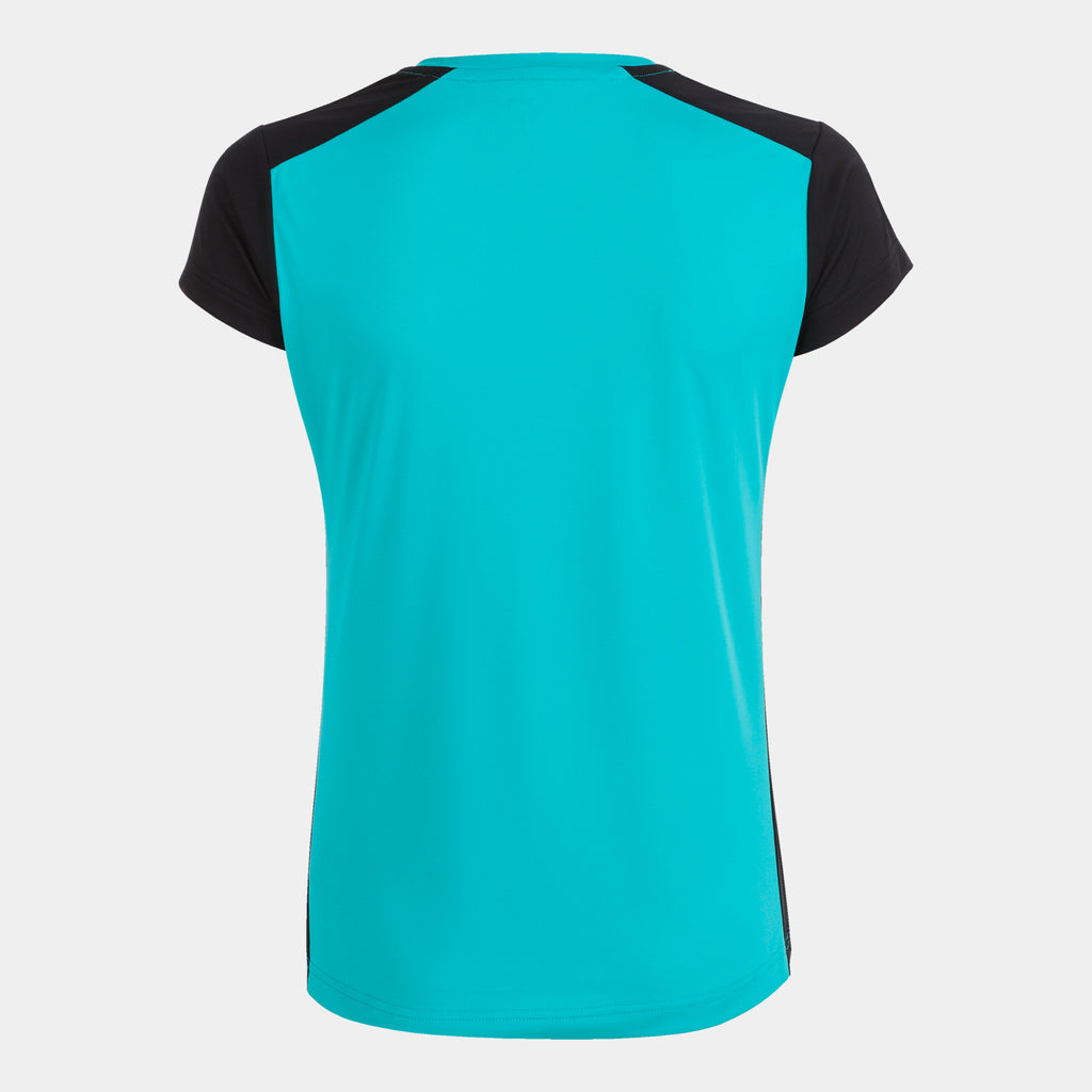 T-SHIRT RECORD II - TURCHESE-NERO - TURCHESE-NERO