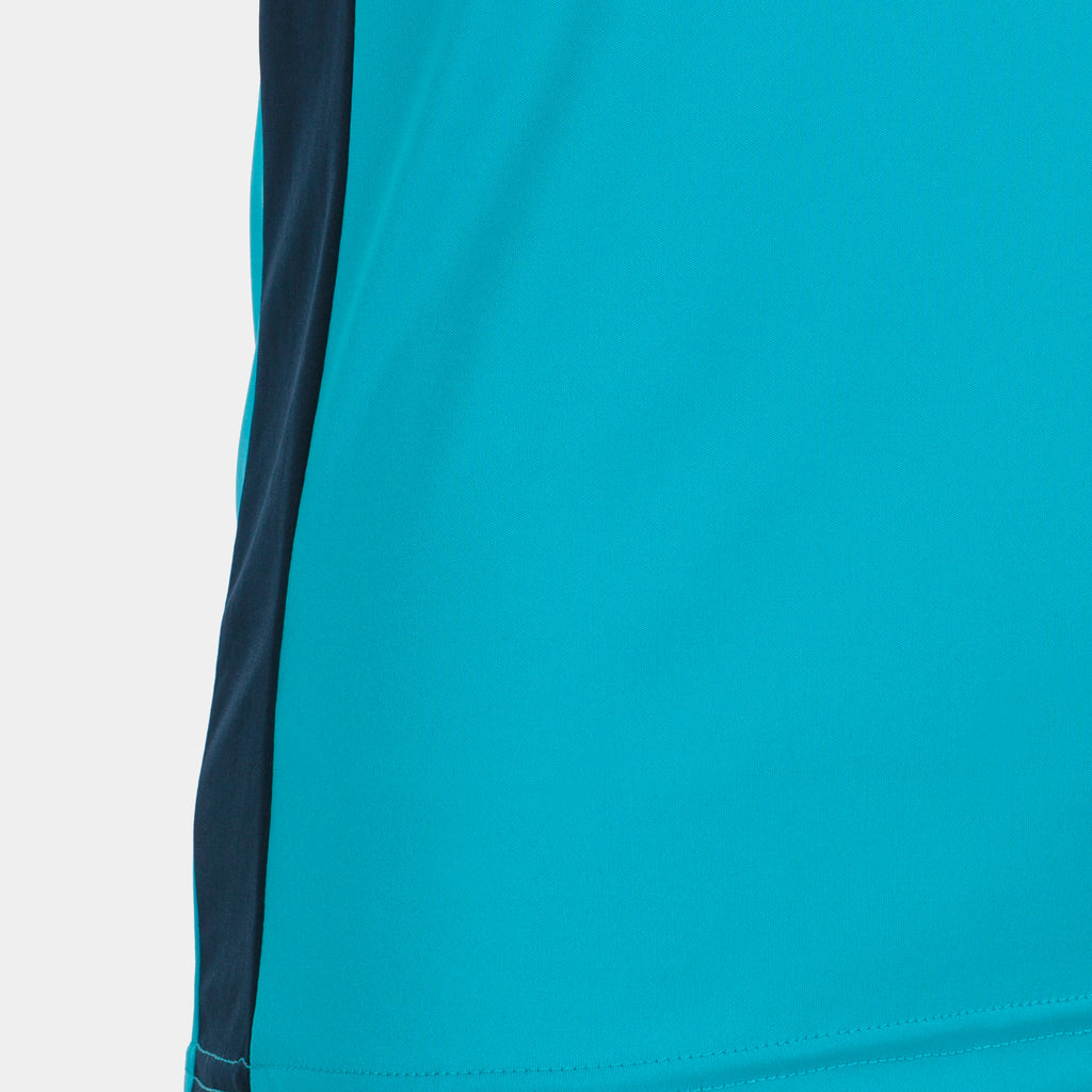 T-SHIRT RECORD II - TURCHESE FLUO-BLU NAVY - TURCHESE FLUO-BLU NAVY