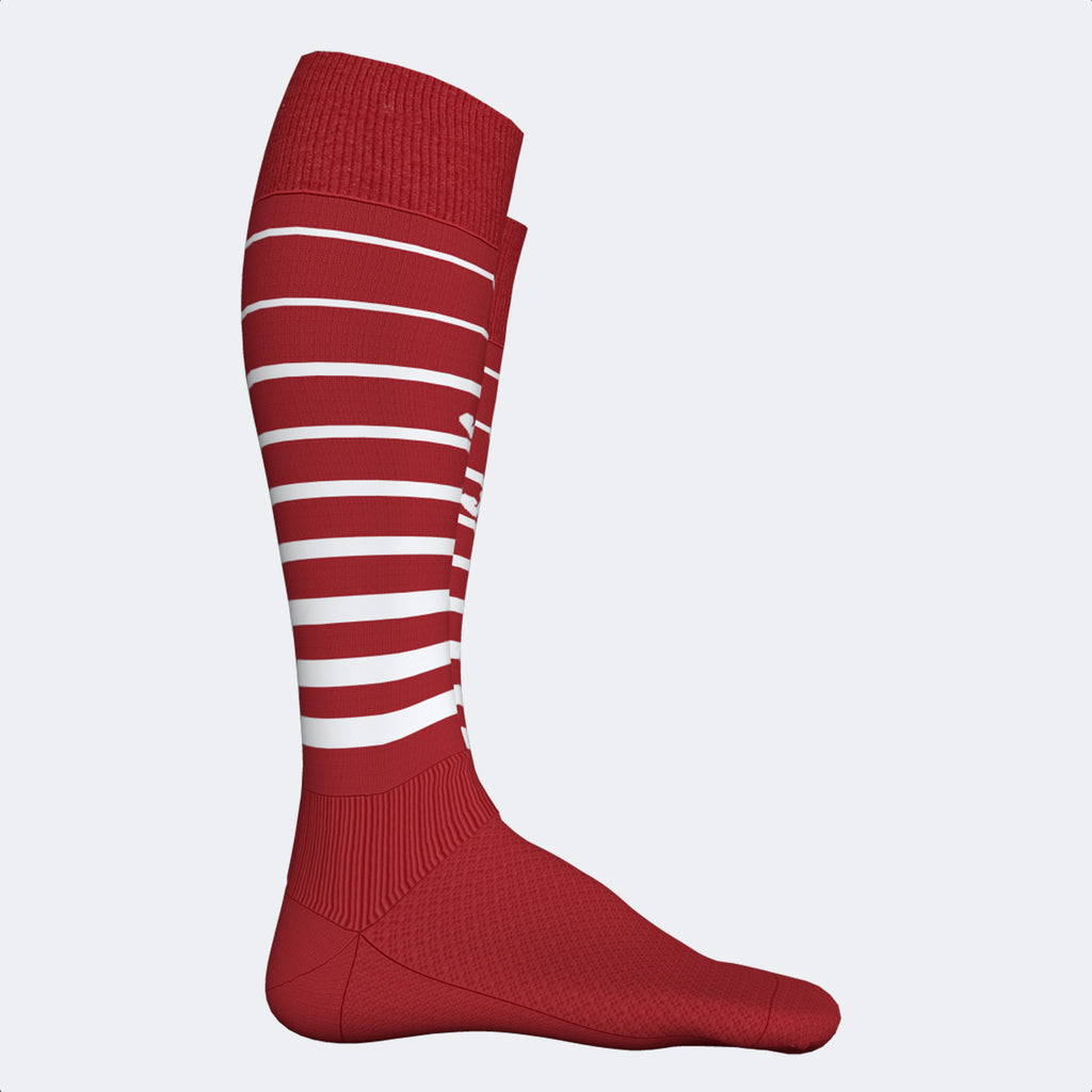PREMIER II SOCKS - ROSSO-BIANCO - ROSSO-BIANCO