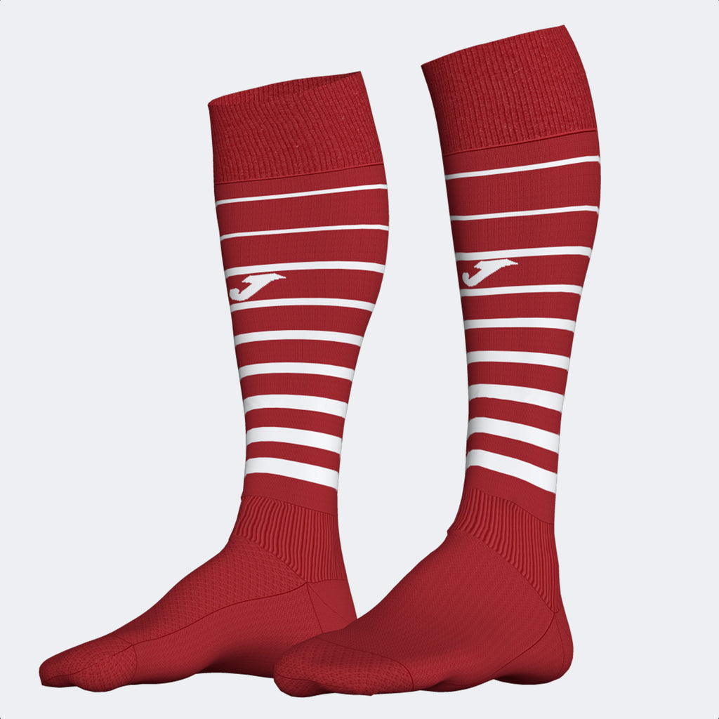 PREMIER II SOCKS - ROSSO-BIANCO - ROSSO-BIANCO