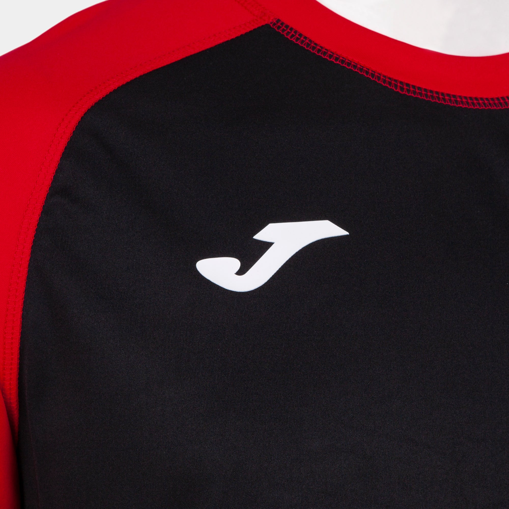 T-SHIRT TEAMWORK - NERO-ROSSO - NERO-ROSSO