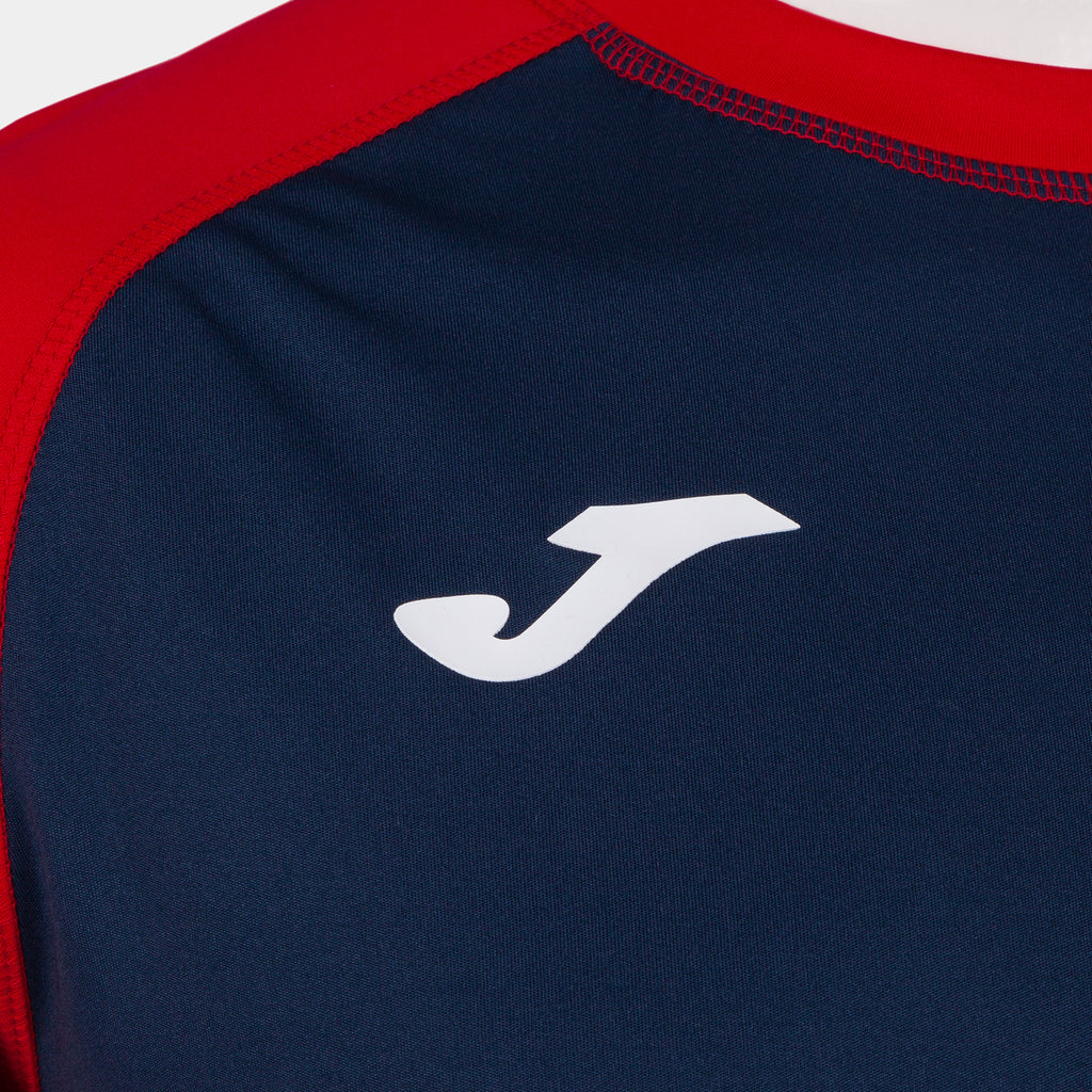 T-SHIRT TEAMWORK - BLU NAVY-ROSSO - BLU NAVY-ROSSO